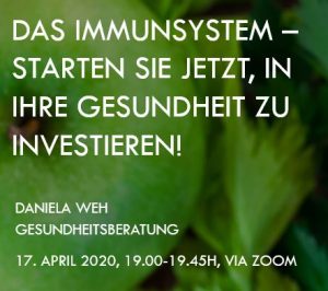 Vortrag: Das Immunsystem - Daniela Weh Gesundheitsberatung