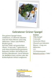 Gebratener Grüner Spargel Daniela Weh Gesundheitsberatung