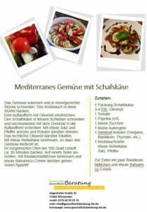 Mediterranes Gemüse - Daniela Weh Gesundheitsberatung