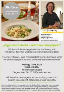 Vegetarisch Kochen mit dem Dampfgarer - Daniela Weh Gesundheitsberatung