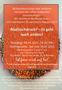 Bluthochdruck? - Es geht auch anders!